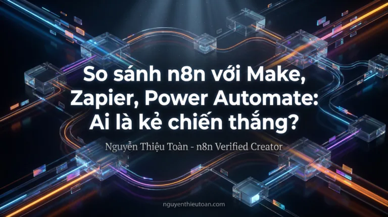 So sánh n8n với Make, Zapier, Power Automate: Vì sao n8n là lựa chọn tối ưu cho cá nhân, doanh nghiệp?