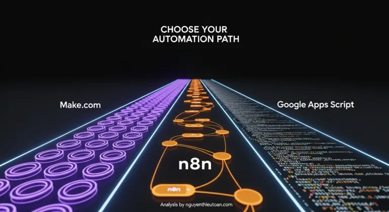Make vs n8n vs Google Apps Script: Nên chọn ‘vũ khí’ tự động hóa nào cho nhu cầu của bạn?