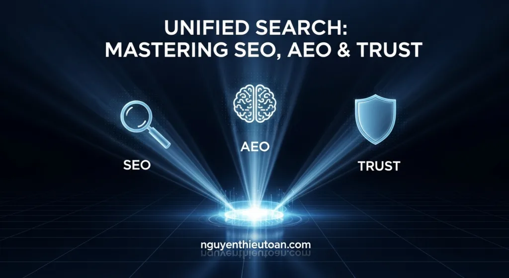 Chiến lược tối ưu SEO, AEO 2025: Xây dựng uy tín thương hiệu trong thời đại AI