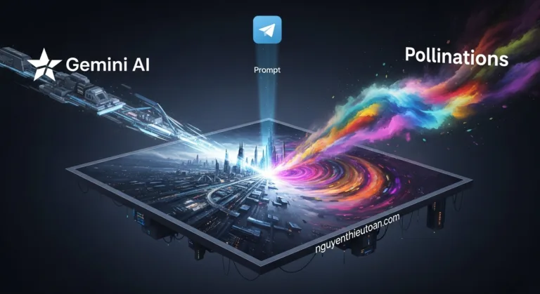 [Share n8n workflow] Bot tạo ảnh miễn phí với Telegram, Gemini và Pollinations trên n8n