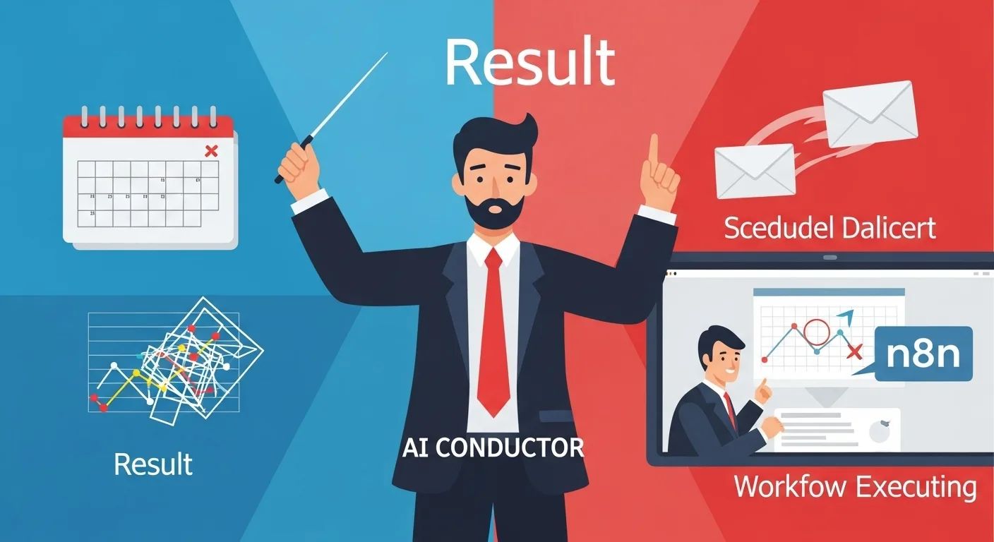 [nguyenthieutoan.com] Sơ đồ AI Agent tự động hóa tác vụ gửi email và đặt lịch hẹn