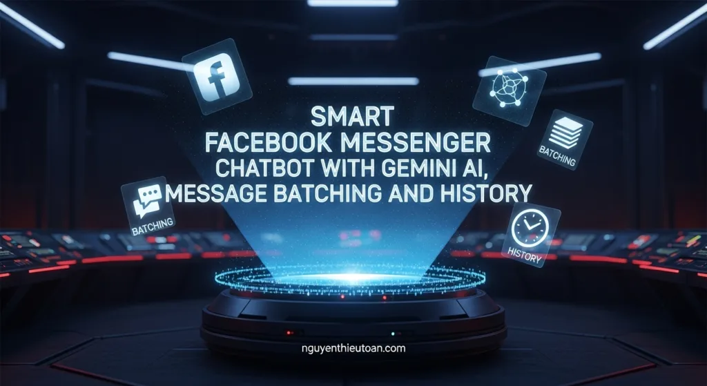 [Share n8n Workflow] Tạo Facebook Chatbot thông minh hơn với Gemini AI, n8n Data Table và kỹ thuật Gộp tin nhắn (Message Batching)