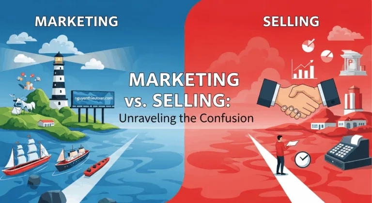 Marketing và Bán hàng: Làm rõ sự nhầm lẫn của nhiều chủ doanh nghiệp!